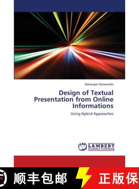 预订 Design of Textual Presentation from Online Informations [9783659171840]