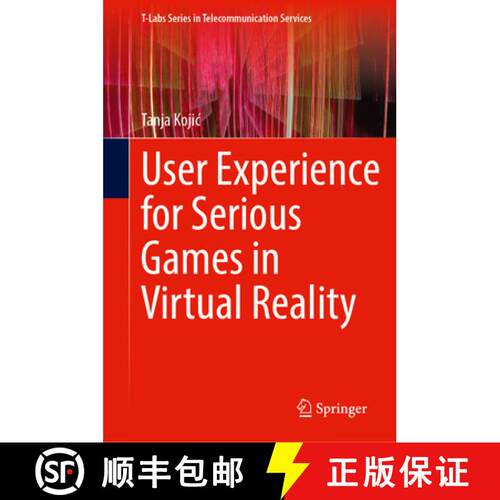 【3-4周达】精装 User Experience for Serious Games in Virtual Reality [9783031755293]