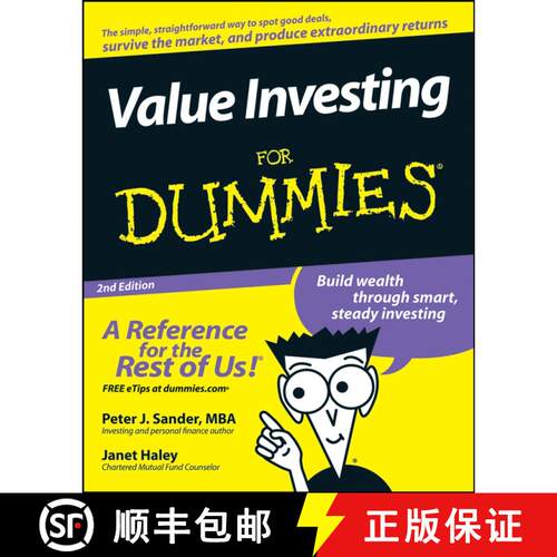 【3-4周达】Value Investing For Dummies 2Nd Edition [Wiley金融] [9780470232224]