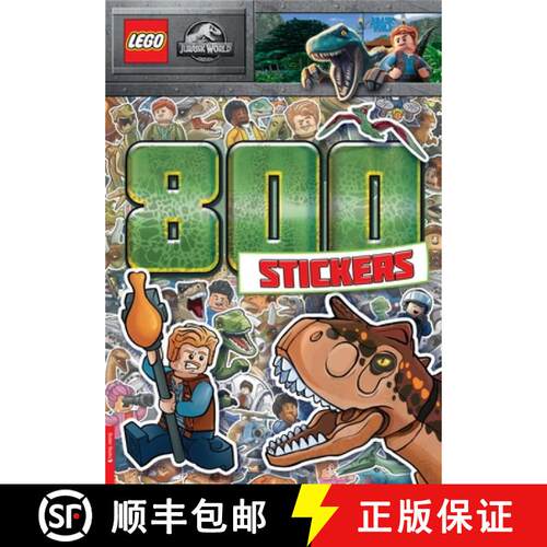 【3-4周达】Lego (R) Jurassic World (Tm): 800 Stickers [9781780559957]