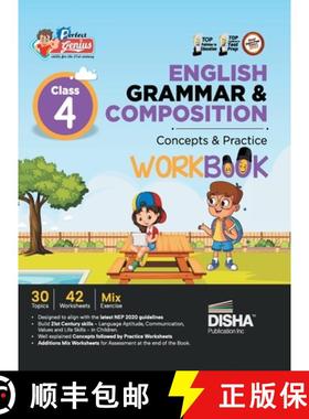 【3-4周达】Perfect Genius Class 4 English Grammar & Composition Concepts & Practice Workbook | Follow... [9789355644664]