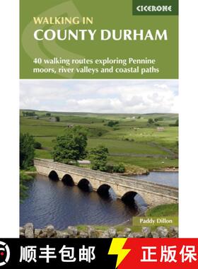 【3-4周达】Walking in County Durham: 40 walking routes exploring Pennine moors, river valleys and coa... [9781786311375]