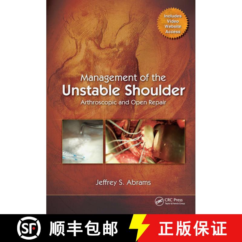 【3-4周达】Management of the Unstable Shoulder: Arthroscopic and Open Repair [9781556429255]