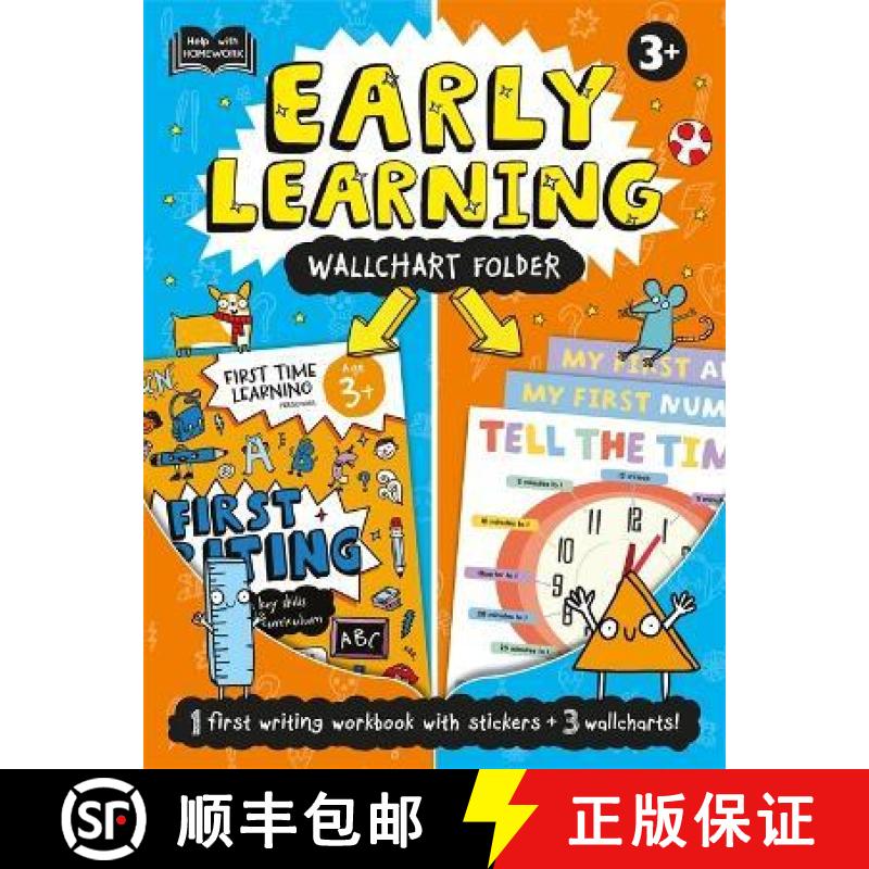 【3-4周达】Help With Homework: 3+ Early Learning Wallchart Folder [9781800221932]