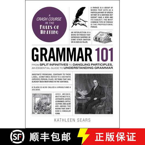 【3-4周达】精装 Grammar 101: From Split Infinitives to Dangling Participles, an Essential Guide to Un... [9781507203590]