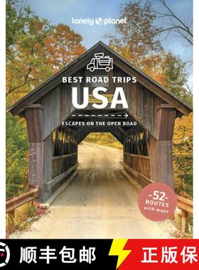 【3-4周达】Lonely Planet Best Road Trips USA 5 5 [9781838691943]