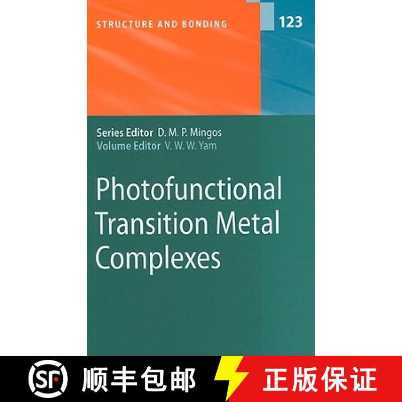 【3-4周达】Photofunctional Transition Metal Complexes [9783540368090]