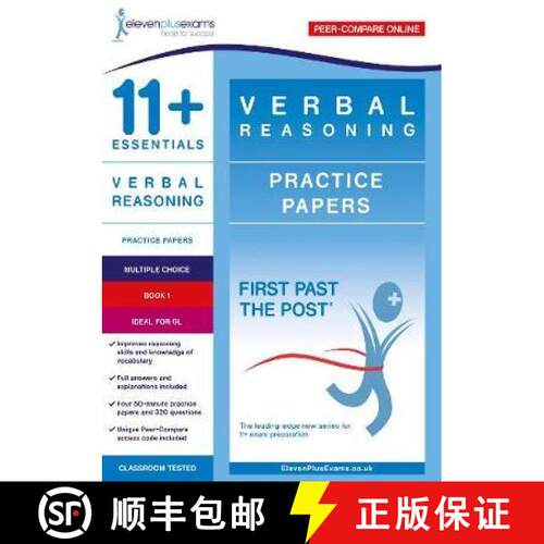 【3-4周达】11+ Essentials Verbal Reasoning Practice Papers Book 1 [9781912364763]