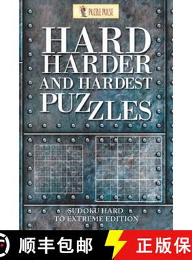 【3-4周达】Hard, Harder and Hardest Puzzles : Sudoku Hard To Extreme Edition [9780228206569]
