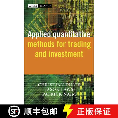 【3-4周达】精装 Applied Quantitative Methods For Trading And Investment [Wiley金融] [9780470848852]