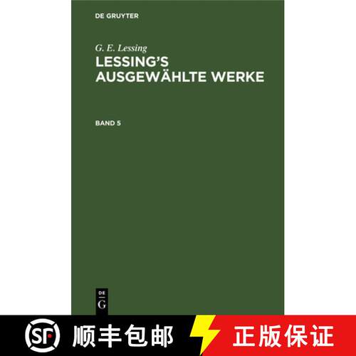 【3-4周达】精装 Lessing's ausgewählte Werke Lessing's ausgewählte Werke [9783112344774]