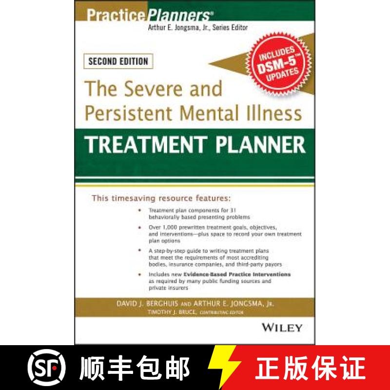 【3-4周达】The Severe And Persistent Mental Illness Treatment Planner, With Dsm-5 Updates, Second Edi... [9781119063056]