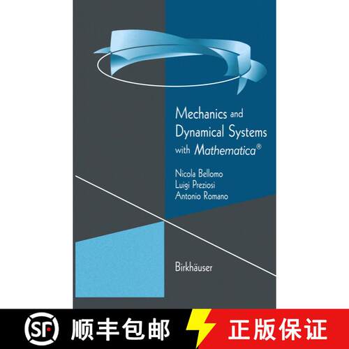 【3-4周达】精装 Mechanics and Dynamical Systems with Mathematica (R) [9780817640071]