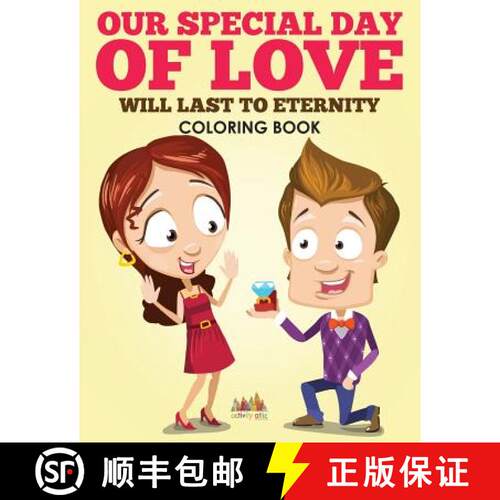 【3-4周达】Our Special Day of Love Will Last To Eternity Coloring Book [9781683237860]