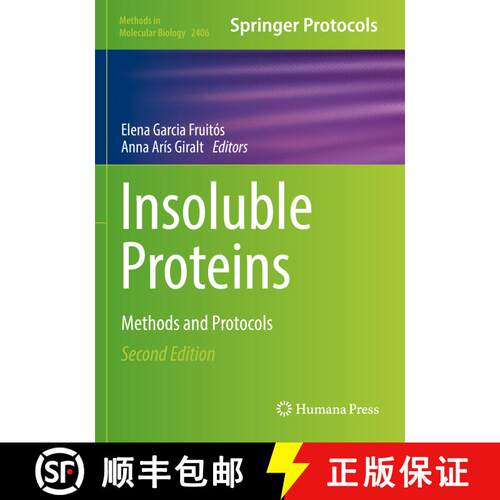 【3-4周达】Insoluble Proteins : Methods and Protocols (Second Edition 2022) [9781071618615]