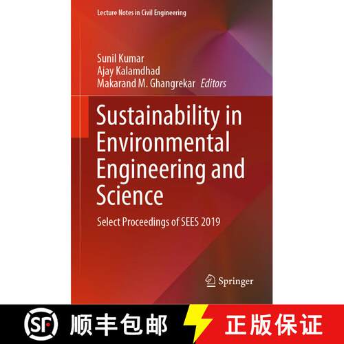 【3-4周达】精装 Sustainability in Environmental Engineering and Science : Select Proceedings of SEES ... [9789811568862]