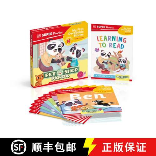 【3-4周达】DK Super Phonics My First Decodable Stories Pet Shop Panda [9780593849262]