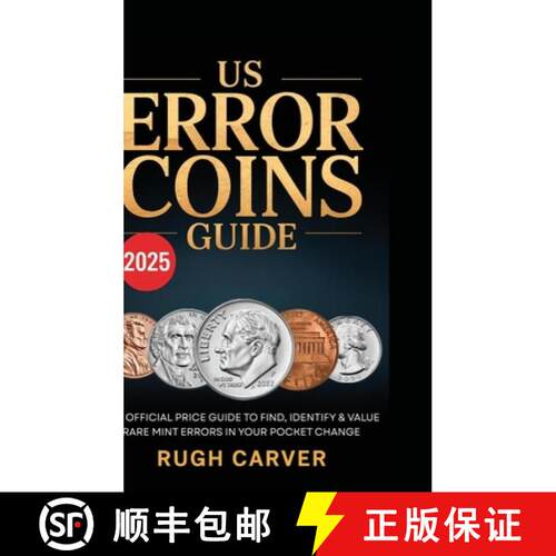 【3-4周达】精装 Us Error Coins Guide 2026 (Mint Masters): The Official Price Guide to Find, Identify,... [9789371234535]