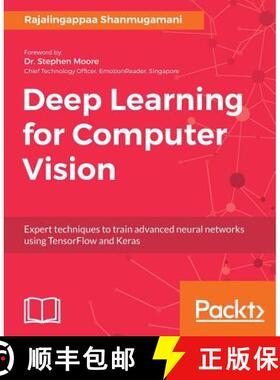 预订 Deep Learning for Computer Vision: Expert techniques to train advanced neural networks using Ten... [9781788295628]