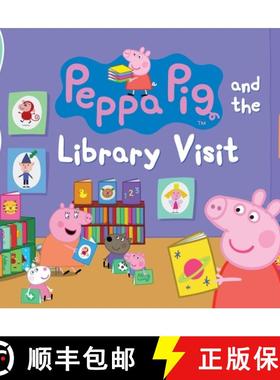 预订 Peppa Pig and the Library Visit: (Children's Picture Book about Going to the Library with Revers... [9780763697884]