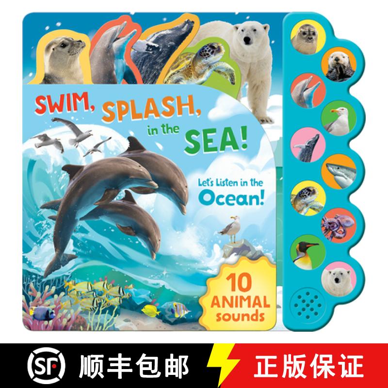 【3-4周达】Swim, Splash, in the Sea!: Let's Listen in the Water [9781646380114]
