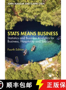 【3-4周达】STATS Means Business: Statistics and Business Analytics for Business, Hospitality and Tourism [9781032750217]
