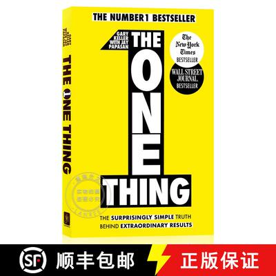 现货 专注一件事：伟大成就背后的简单真相 The One Thing: The Surprisingly Simple Truth Behind Extraordi... [9781848549258]