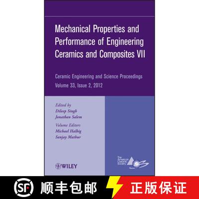 【3-4周达】精装 Mechanical Properties And Performance Of Engineering Ceramics And Composites Vii: Cer... [9781118205884]