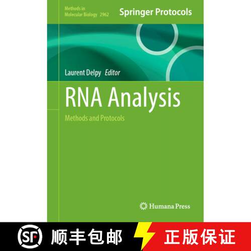 【3-4周达】精装 RNA Analysis : Methods and Protocols [9781071647257]