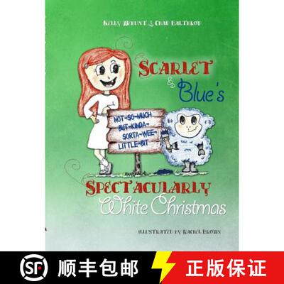 【3-4周达】Scarlet & Blue's Spectacularly White Christmas, soft-cover [9781329715561]