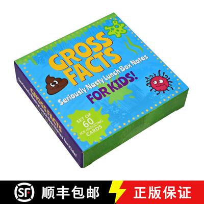 【3-4周达】Gross Facts Lunch Box Notes for Kids!: Seriously Nasty Lunch Box Notes for Kids! [9781441339973]