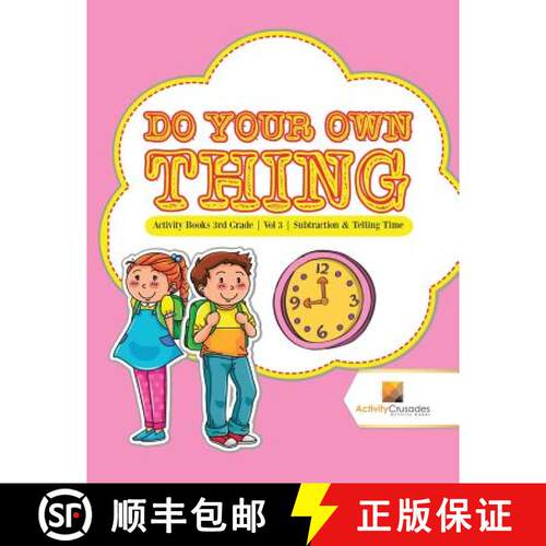 【3-4周达】Do Your Own Thing : Activity Books 3rd Grade | Vol -3 | Subtraction & Telling Time [9780228221814]