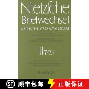 Nietzsche zweiten Briefe Januar Friedrich und Ab... zur 1875 9783110168013 1879. Gesamtregister von 预订 Dezember