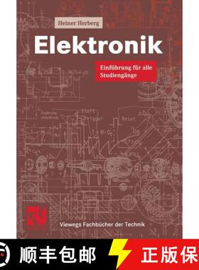 【3-4周达】Elektronik: Einführung Für Alle Studiengänge [9783528039110]
