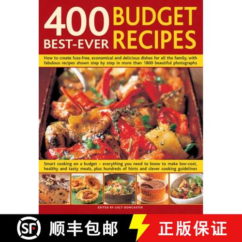 【3-4周达】400 Best Ever Budget Recipes: How to Create Fuss-free, Economical and Delicious Dishes, wi... [9780754817703]
