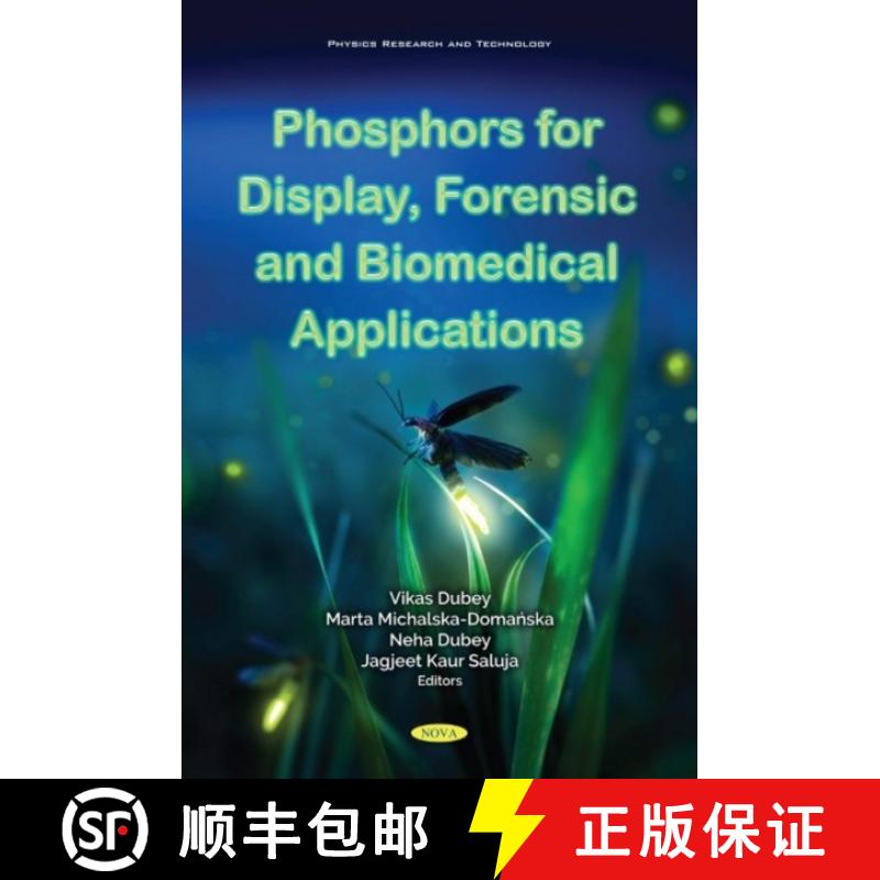 【3-4周达】Phosphors for Display, Forensic and Biomedical Applications [9781536189377]