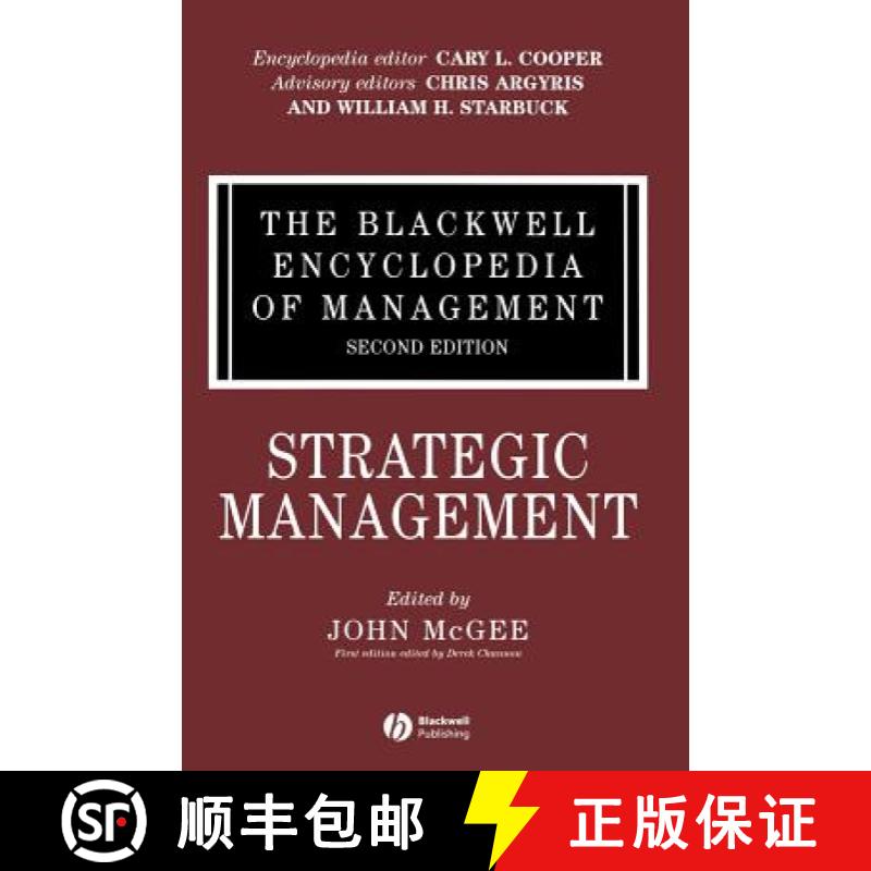 【2-3周达】The Blackwell Encyclopedia Of Management - Strategic Management V12 2E [Wiley经管] [9781405118286]