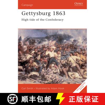 【3-4周达】Gettysburg, 1863: High Tide for the Confederacy [9781855323360]