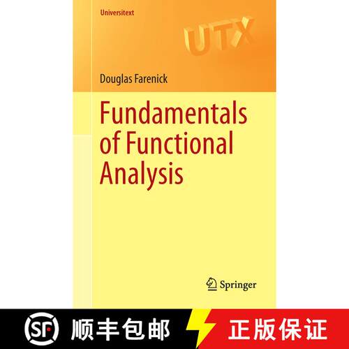 【3-4周达】Fundamentals of Functional Analysis (1st ed. 2016) [9783319456317]