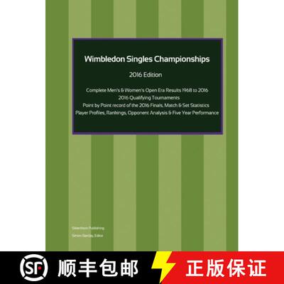 【3-4周达】Wimbledon Singles Championships - Complete Open Era Results 2016 Edition [9781326781927]