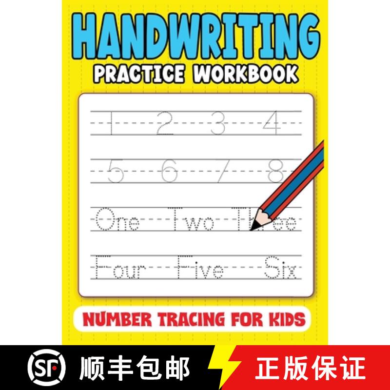 预订 Handwriting Practice Workbook: Number Tracing for Kids with Pen Control, Line Tracing, Counting ... [9789693992861]