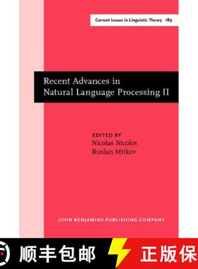 【3-4周达】Recent Advances in Natural Language Processing [9789027236951]
