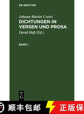 【3-4周达】Dichtungen in Versen und Prosa [9783111229133]