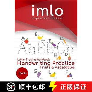 Fruits Tracing 9781950579068 Vegetables Practice Handwriting Workbook Letter 预订