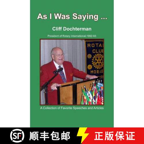 【3-4周达】As I Was Saying...: A Collection of Favorite Speeches and Articles [9781439250273]