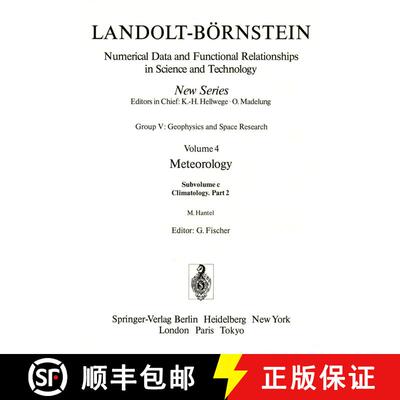 【3-4周达】精装 Meteorology: Subvolume C 2: Climatology. Part 2 [9783540184492]