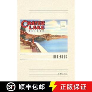【3-4周达】Vintage Lined Notebook Postcard Folder, Greetings from Crater Lake, Oregon [9798385445134]
