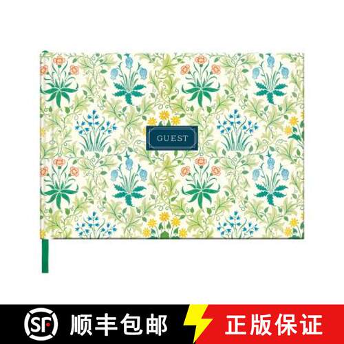 【3-4周达】William Morris Celandine Guest Book [9780735359604]