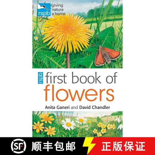【3-4周达】RSPB First Book of Flowers [9781408137178]