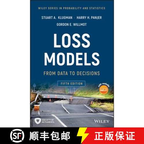 【3-4周达】Loss Models: From Data To Decisions, 5Th Edition [Wiley统计学] [9781119523789]